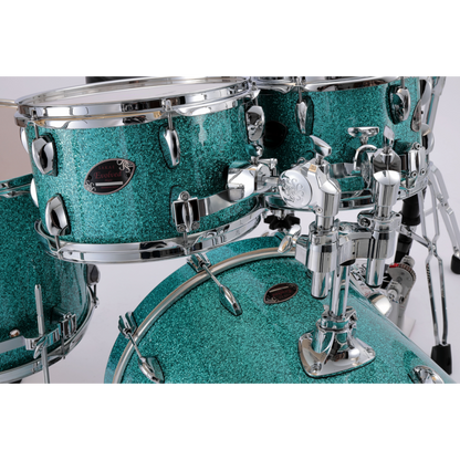 Sakae Evolved Maple 22" 4-Piece Shell Pack - Turquoise Champagne Finish — view 2