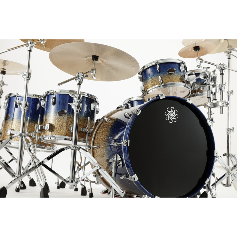 Sakae Evolved Maple 22" 5-Piece Shell Pack - Lazurite Gold — view 2
