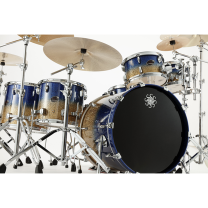 Sakae Evolved Maple 22" 5-Piece Shell Pack - Lazurite Gold — view 2
