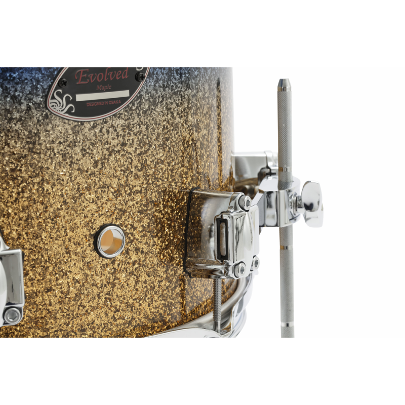 Sakae Evolved Maple 22" 5-Piece Shell Pack - Lazurite Gold — view 5
