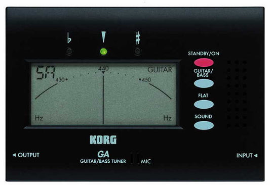KORG Guitar & Bass Tuner Black