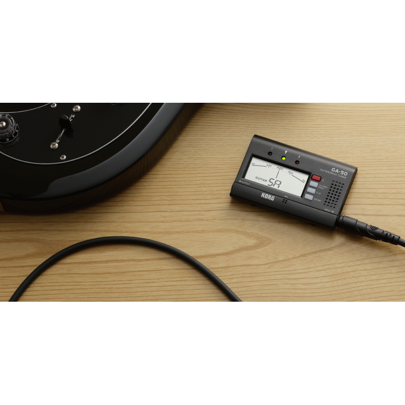 Korg GA-50 Guitar and Bass Tuner with Large Note Name Indicator — view 4