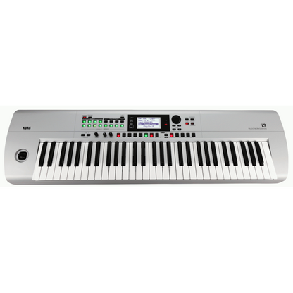 Korg i3 61-Key Music Workstation - Silver, 800 Sounds, 64 Voices Polyphony, 270 Styles, 16-Track Sequencer, Battery Operable — view 2