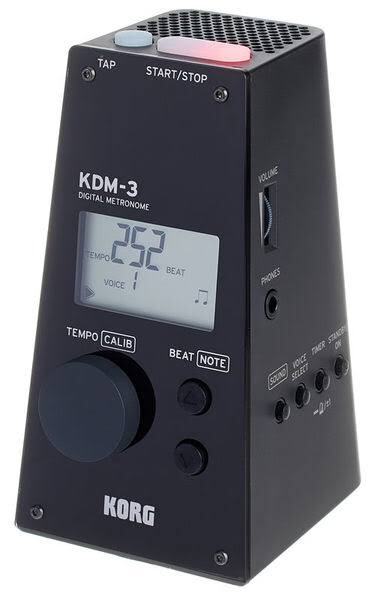 Korg KDM-3 Digital Tabletop Metronome Black