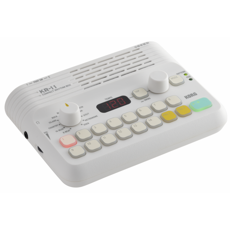 Korg KR-11 Compact Rhythm Box with 126 Patterns, 16 Pads, and Tap Tempo Function — view 3
