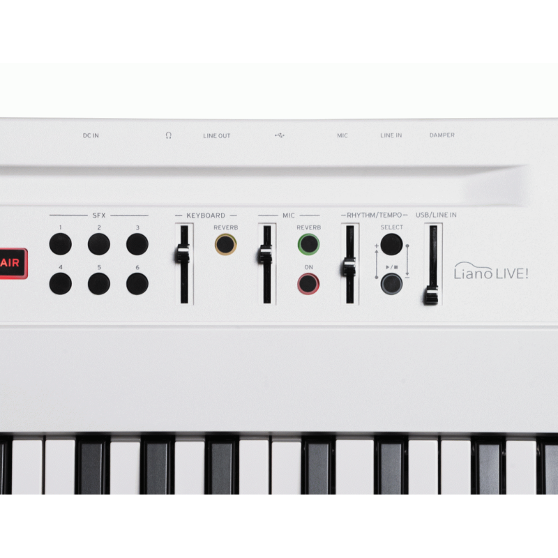 Korg Liano Live 88 Note Streaming Piano Kit with Microphone, Stand, Cable, USB-C, and Built-in Audio Mixer — view 4