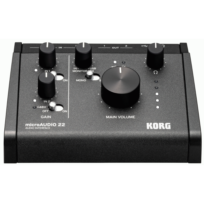 Korg microAUDIO 22 2 In 2 Out USB Audio Interface — view 2