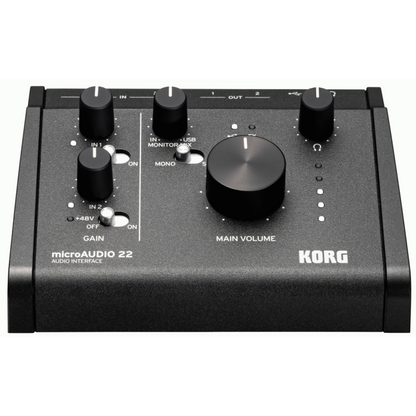 Korg microAUDIO 22 2 In 2 Out USB Audio Interface — view 2