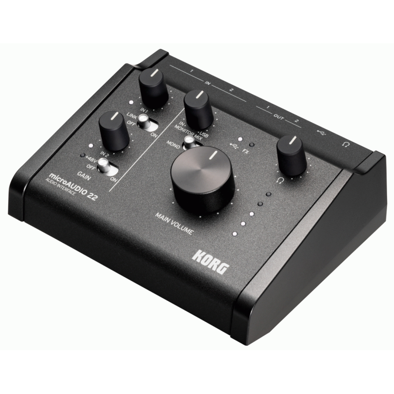 Korg microAUDIO 22 2 In 2 Out USB Audio Interface — view 4