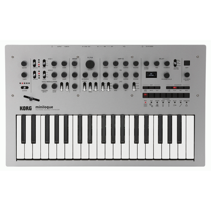 KORG Minilogue 37-Key Analog Polyphonic Synthesizer with Sequencer and Delay