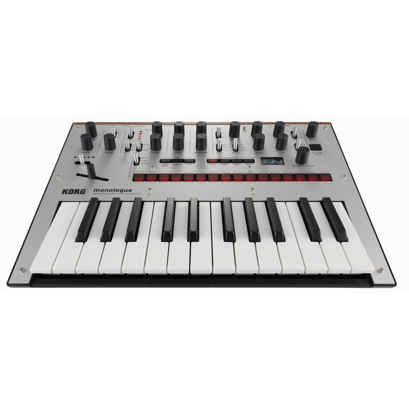 Korg Monologue Silver Monophonic Analog Synthesizer 25-Key with Step Sequencer and Programmable Features — view 4