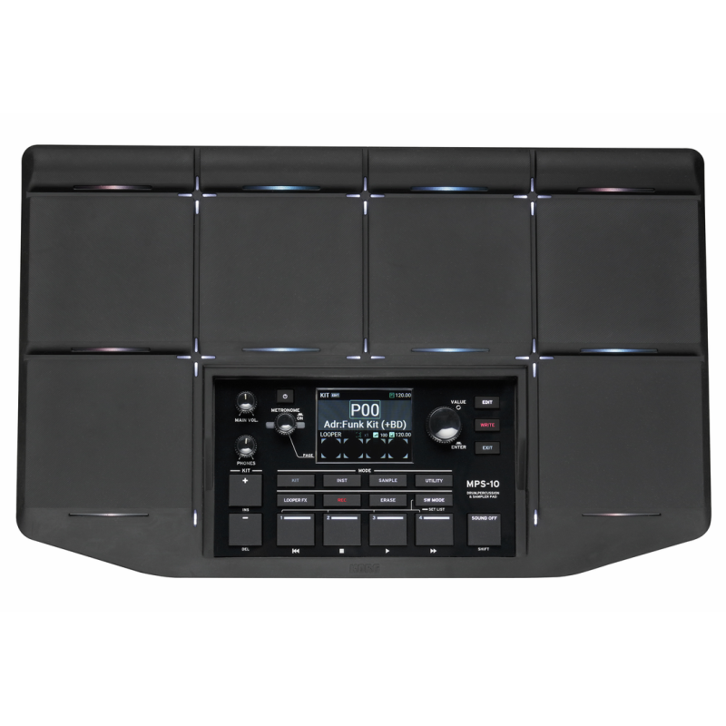 KORG MPS-10 Drum Percussion and Sampler Pad with 10 Pads and 4-Track Looper — view 4
