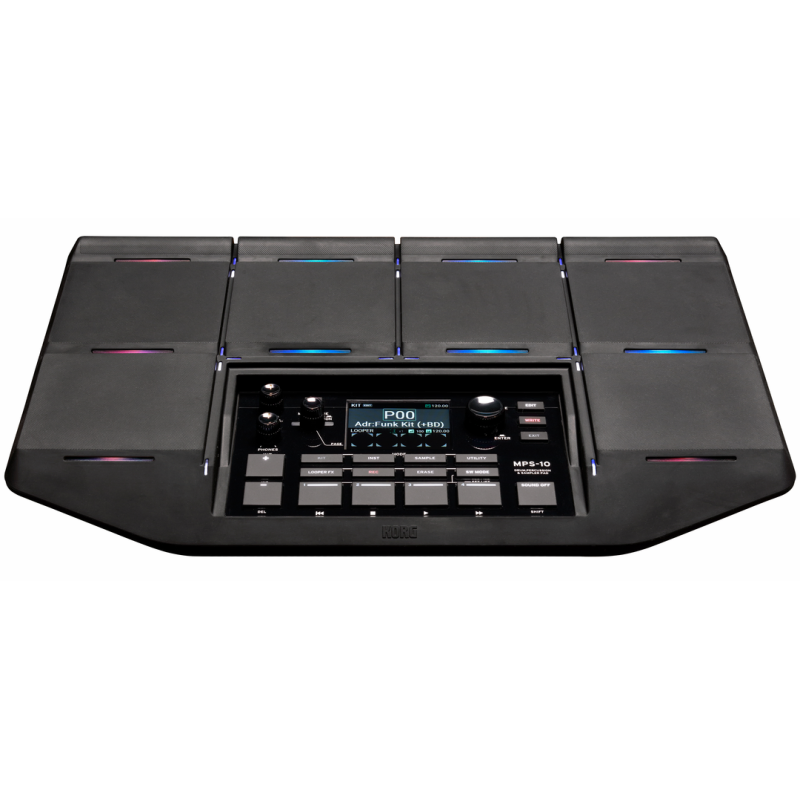 KORG MPS-10 Drum Percussion and Sampler Pad with 10 Pads and 4-Track Looper
