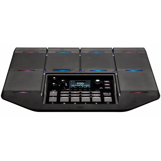 KORG MPS-10 Drum Percussion and Sampler Pad with 10 Pads, Sampler, 4 CC Pads, and 4-Track Looper
