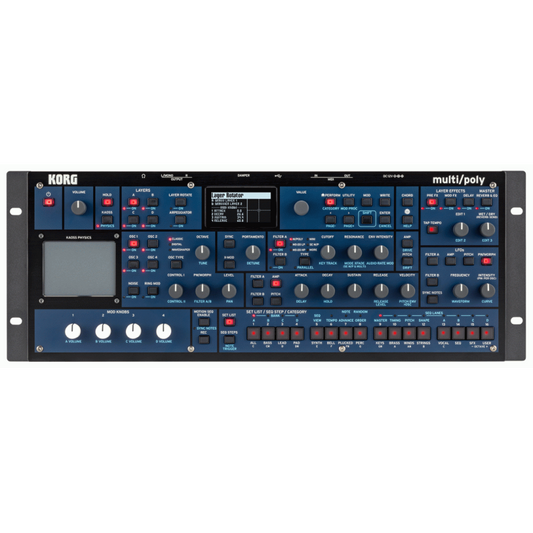 Korg Multipoly Digital Synthesizer Rack-Mountable Module