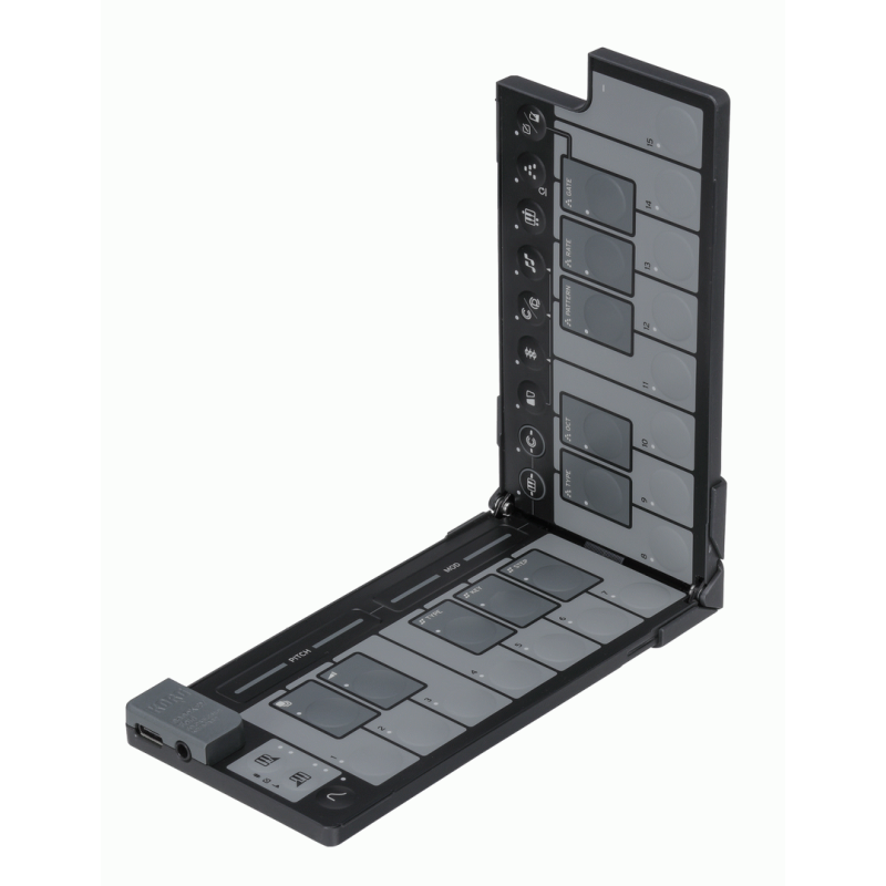 Korg nanoKEY Fold 25 Key Foldable MIDI Keyboard Black — view 3