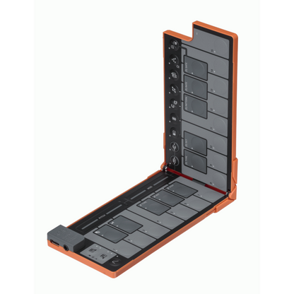 KORG nanoKEY Fold 25 Key Foldable MIDI Keyboard Lava Orange — view 3