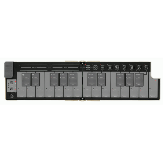 Korg NanoKey Fold 25-Key Foldable MIDI Keyboard Sand Beige
