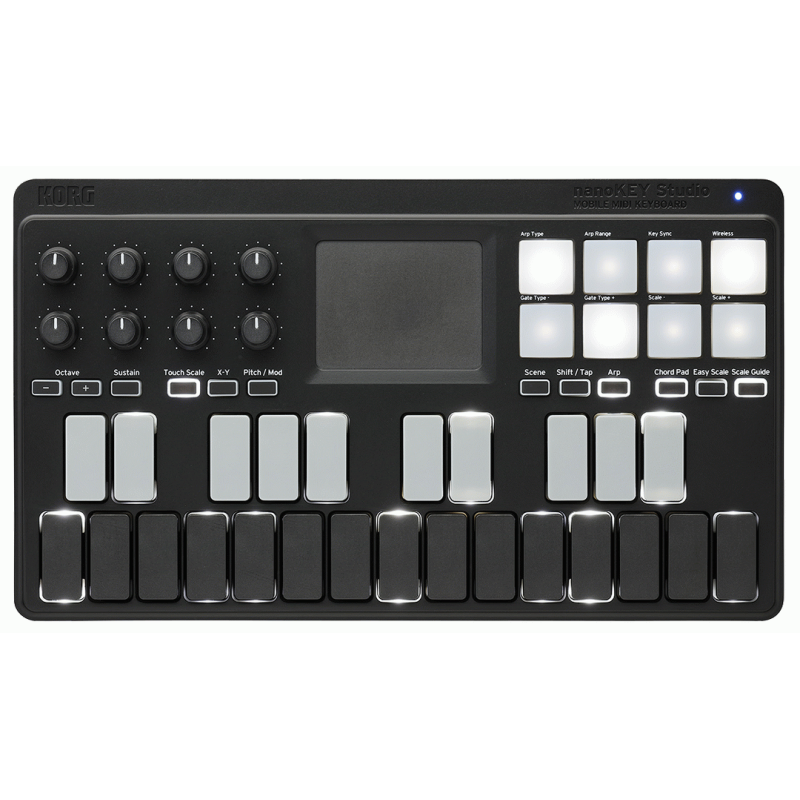 Korg nanoKEY Studio Mobile MIDI Keyboard with USB and Wireless Connectivity