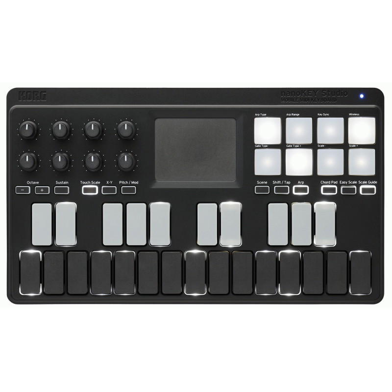 Korg nanoKEY Studio Mobile MIDI Keyboard with USB and Wireless Connectivity — view 2
