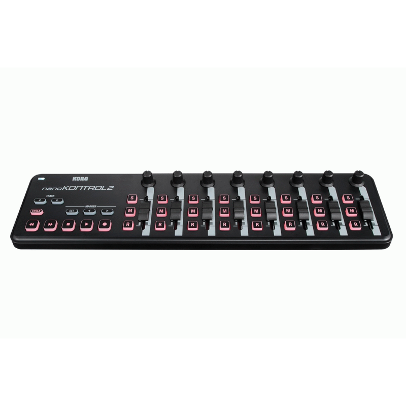 Korg nanoKONTROL2 Black Compact Control Surface with 8 Channels and Transport Control — view 2