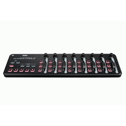 Korg nanoKONTROL2 Black Compact Control Surface with 8 Channels and Transport Control — view 2