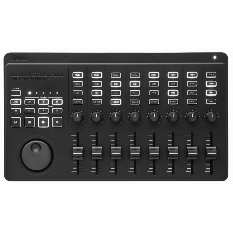 KORG nanoKONTROL Studio Wireless MIDI Controller with Transport Keys and Mixer Section