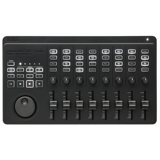 KORG nanoKONTROL Studio Wireless MIDI Controller with Transport Keys and Mixer Section