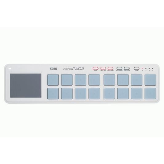 Korg nanoPAD2 Drum Pad Controller with 16 Pads and X-Y Touchpad