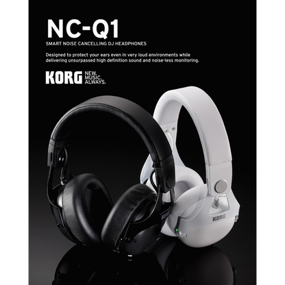 Korg NC-Q1 Noise Cancelling Headphones Black — view 4