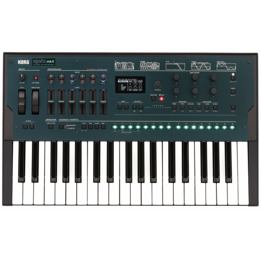 KORG opsix MK2 37-Key FM Synthesizer with 64 Voices and Operator Mixer