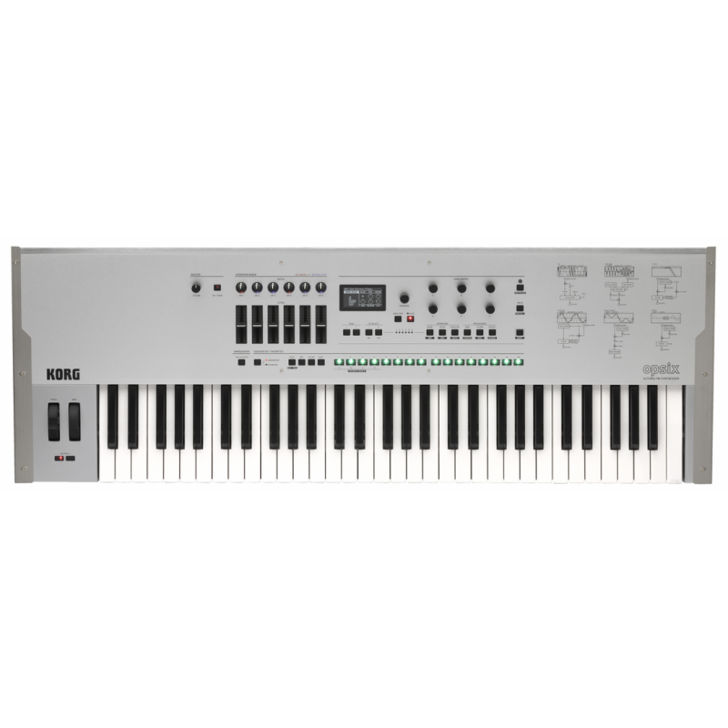 KORG OPSIX SE 61-Key FM Synth with Hard Case - Limited Edition Platinum