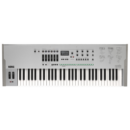 KORG OPSIX SE 61-Key FM Synth with Hard Case - Limited Edition Platinum