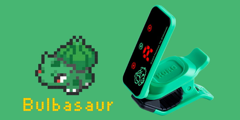 KORG Pitchclip 2 Pokemon Bulbasaur Edition
