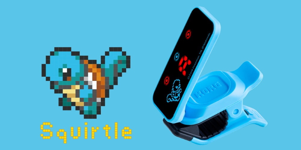 KORG Pitchclip 2 Pokemon Squirtle Edition