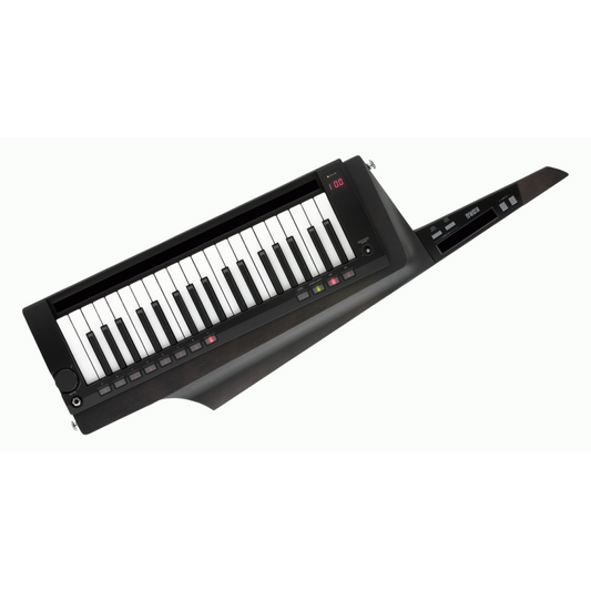 KORG RK-100S2 37-Key Keytar Synthesizer Black with Wooden Body and 200 Stage-Ready Presets