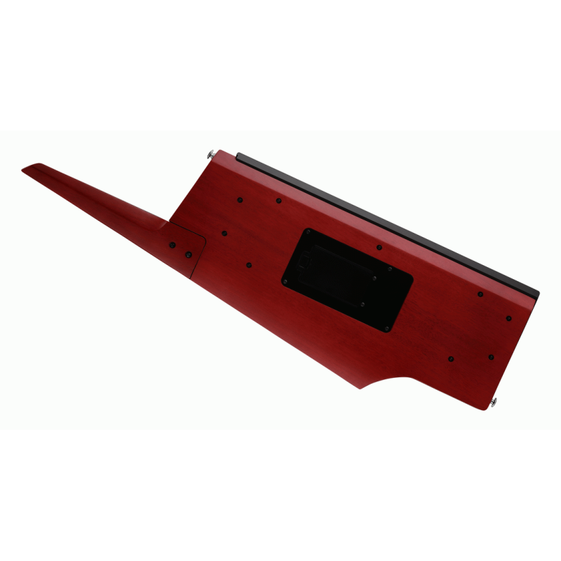KORG RK-100S2 37-Key Keytar Synthesizer - Red Finish, Ergonomic Design, 200 Presets, Built-in Arpeggiator, Unique Wood Grain — view 2