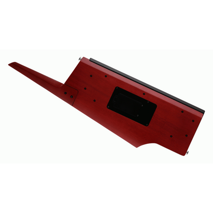 KORG RK-100S2 37-Key Keytar Synthesizer - Red Finish, Ergonomic Design, 200 Presets, Built-in Arpeggiator, Unique Wood Grain — view 2