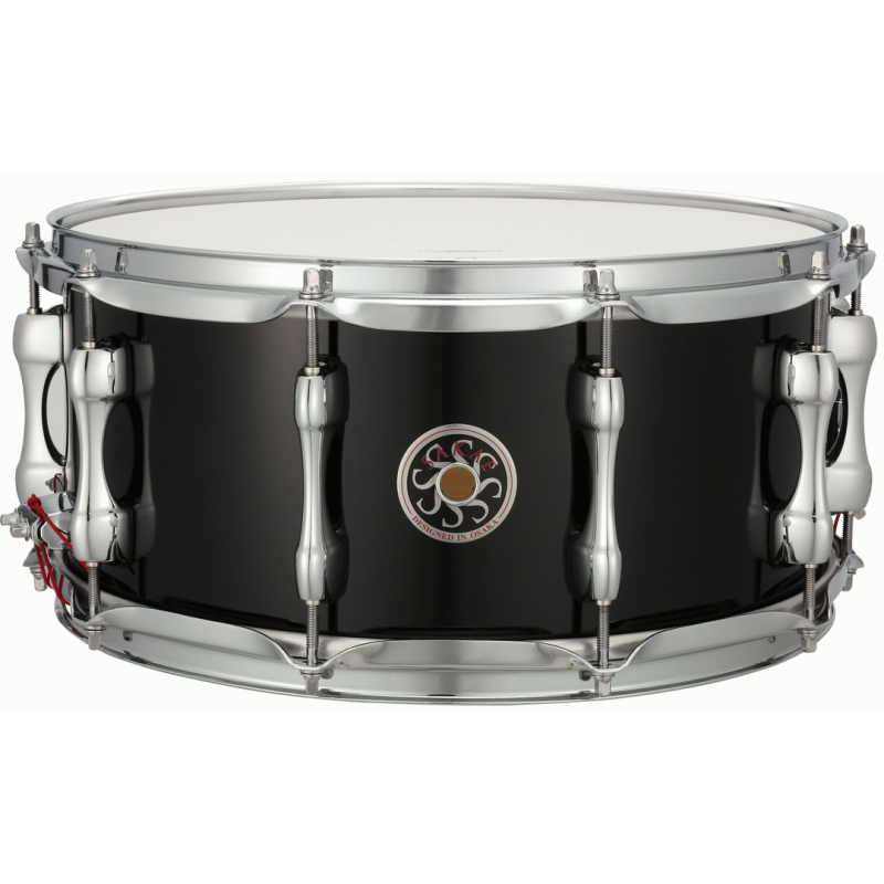 Sakae Osaka Heritage 14 x 5.5 Evolved Maple Snare - Real Black