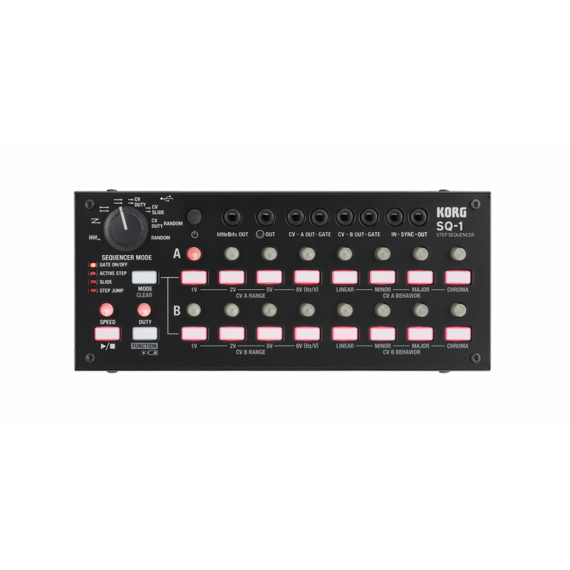 KORG SQ-1 Compact Analog Step Sequencer with 2x8 Steps and Multiple Synth Connection Options — view 2