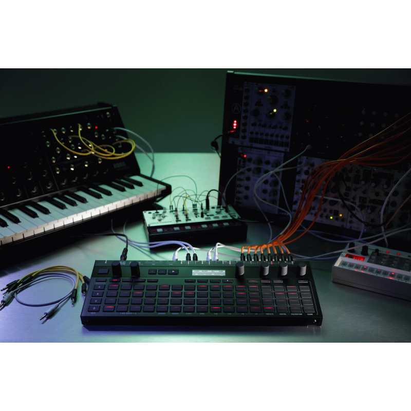 KORG SQ-64 Polyphonic Step Sequencer with 64 Step Pad Matrix and Multiple Connectivity Options — view 4