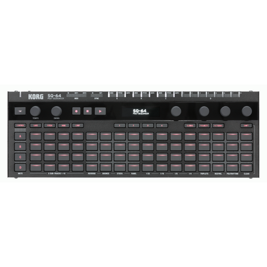 KORG SQ-64 Polyphonic Step Sequencer with 64 Step Pad Matrix and Multiple Connectivity Options