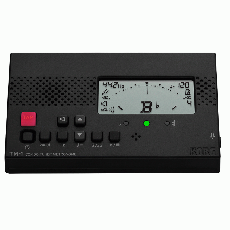 KORG TM-1 Combo Tuner Metronome Black — view 3