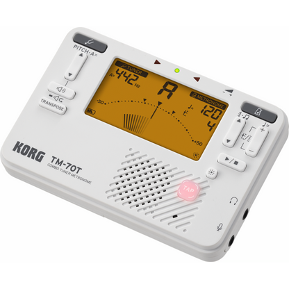 KORG TM-70 Tuner Metronome - Compact, High-Precision with Improved Display, Transpose Function, Long Battery Life, Made in Japan — view 2