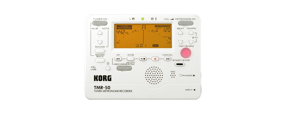 Korg TMR-50 Metronome Rocorder Combo White