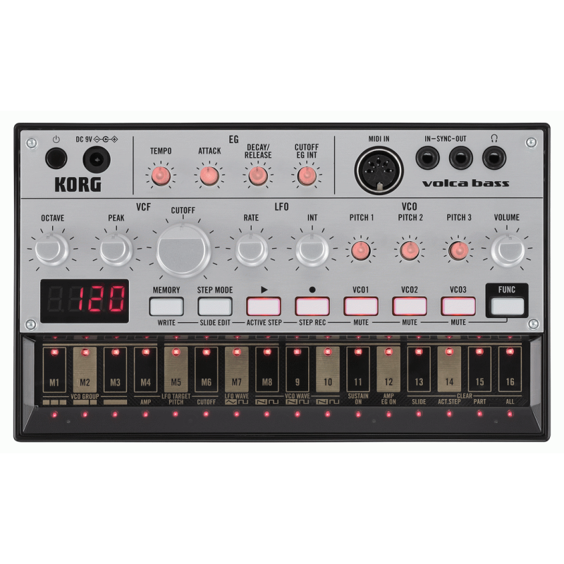 Korg Volca Bass Analog Bassline Synthesizer
