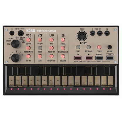 Korg Volca Keys Polyphonic Analog Synthesizer with 27 Keys and Loop Sequencer