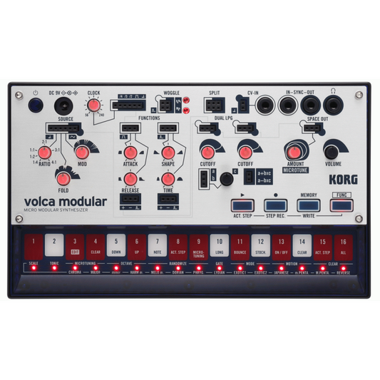 Korg Volca Modular Synthesizer with 8 Modules and 50 Patch Points