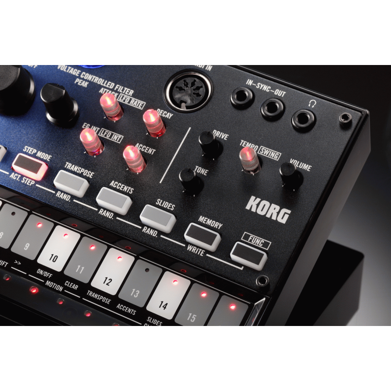Korg Volca Nubass Analog Synth with Nutube Vacuum Tube and Transistor Ladder Filter — view 3