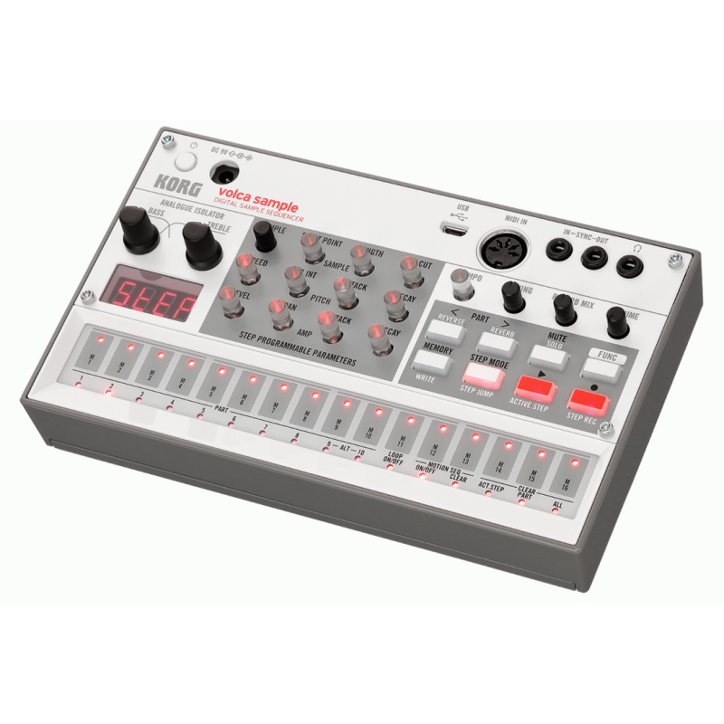 KORG Volca Sample Next Generation Drum Machine with Micro USB Port and Enhanced Features — view 2
